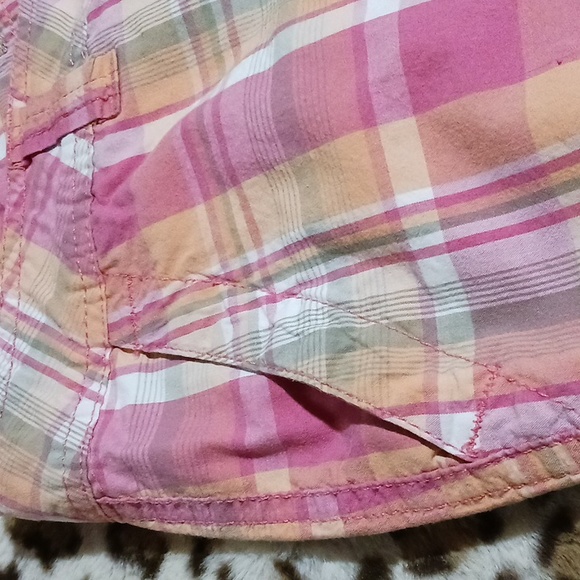 EUC 2 pair Plaid Bermuda Shorts Sz 5 juniors - Picture 3 of 13